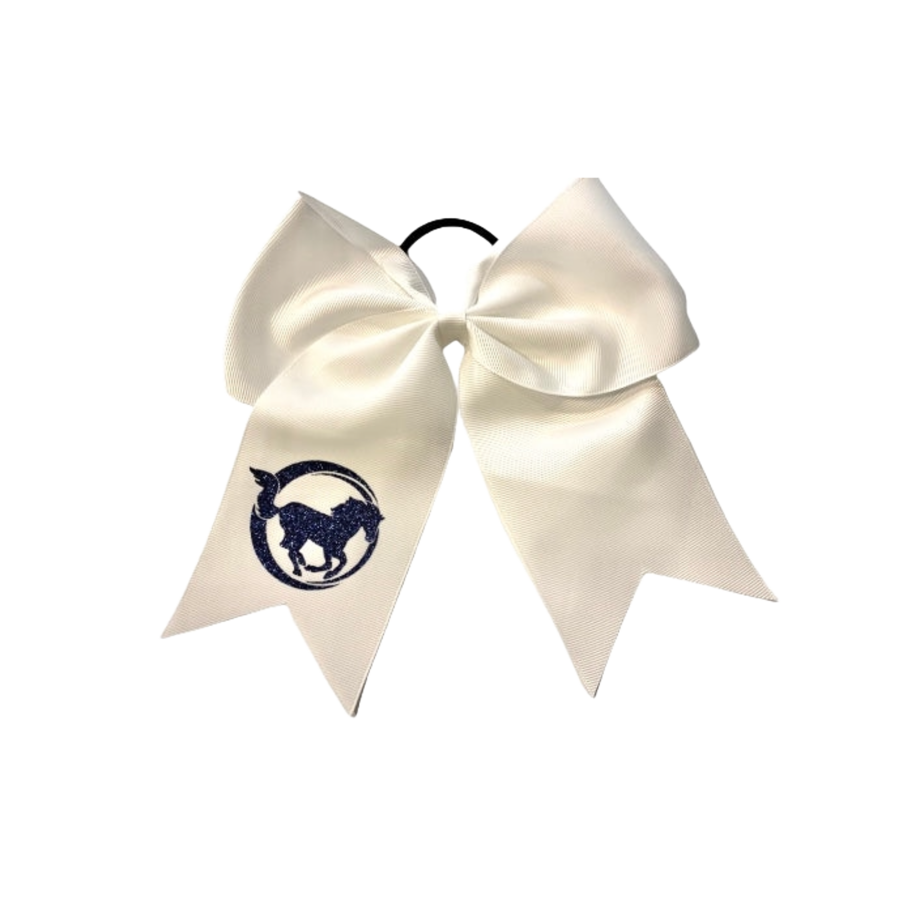 Cheer Bows White Winnie the Pooh with bumble bee center Hair Bow